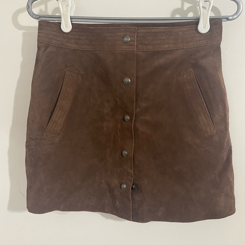 Blank NYC suede skirt